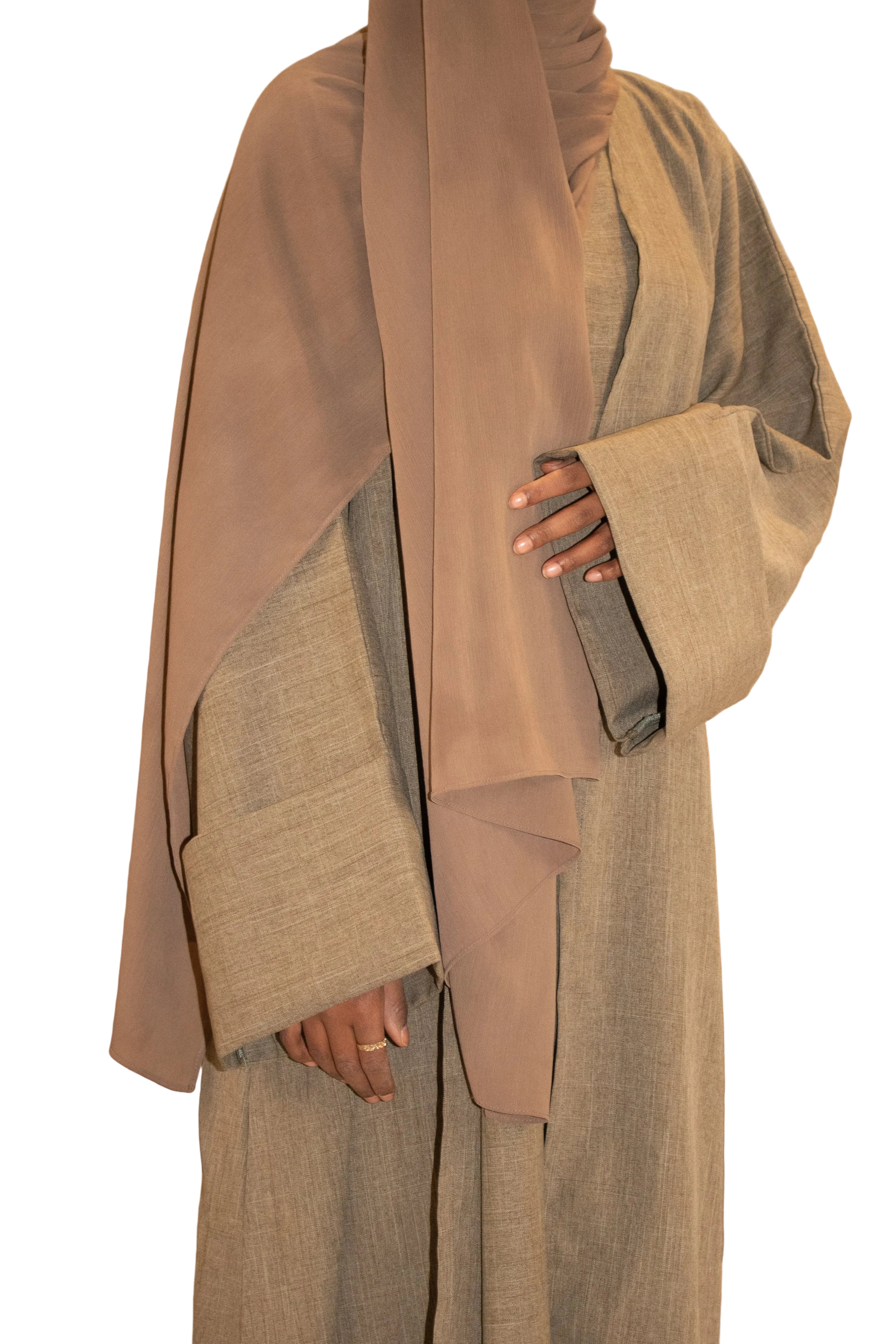 Linen Abaya Set