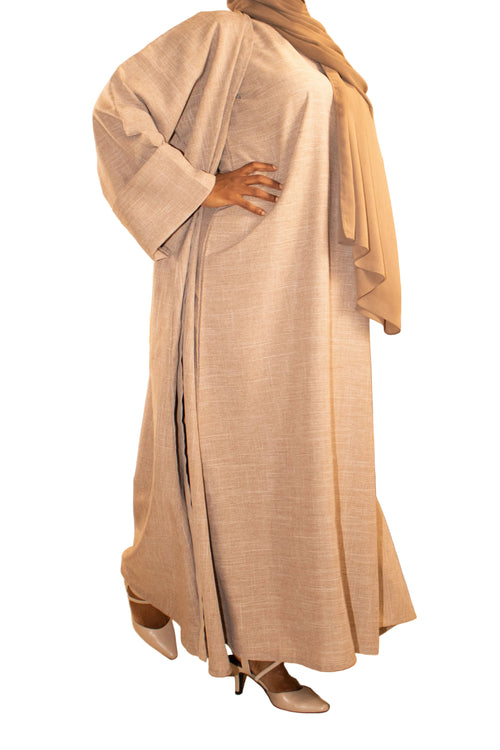 Linen Abaya Set
