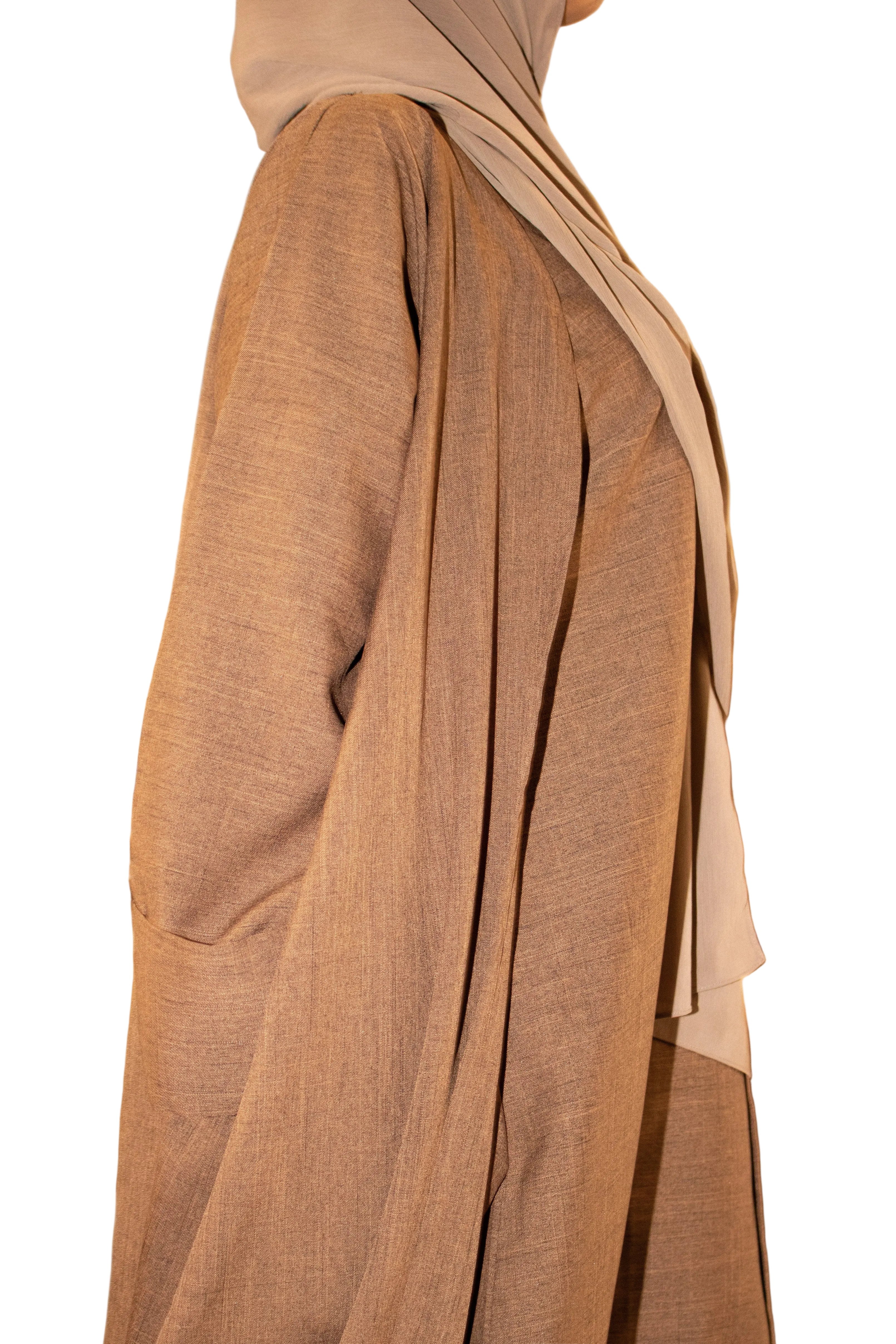Linen Abaya Set