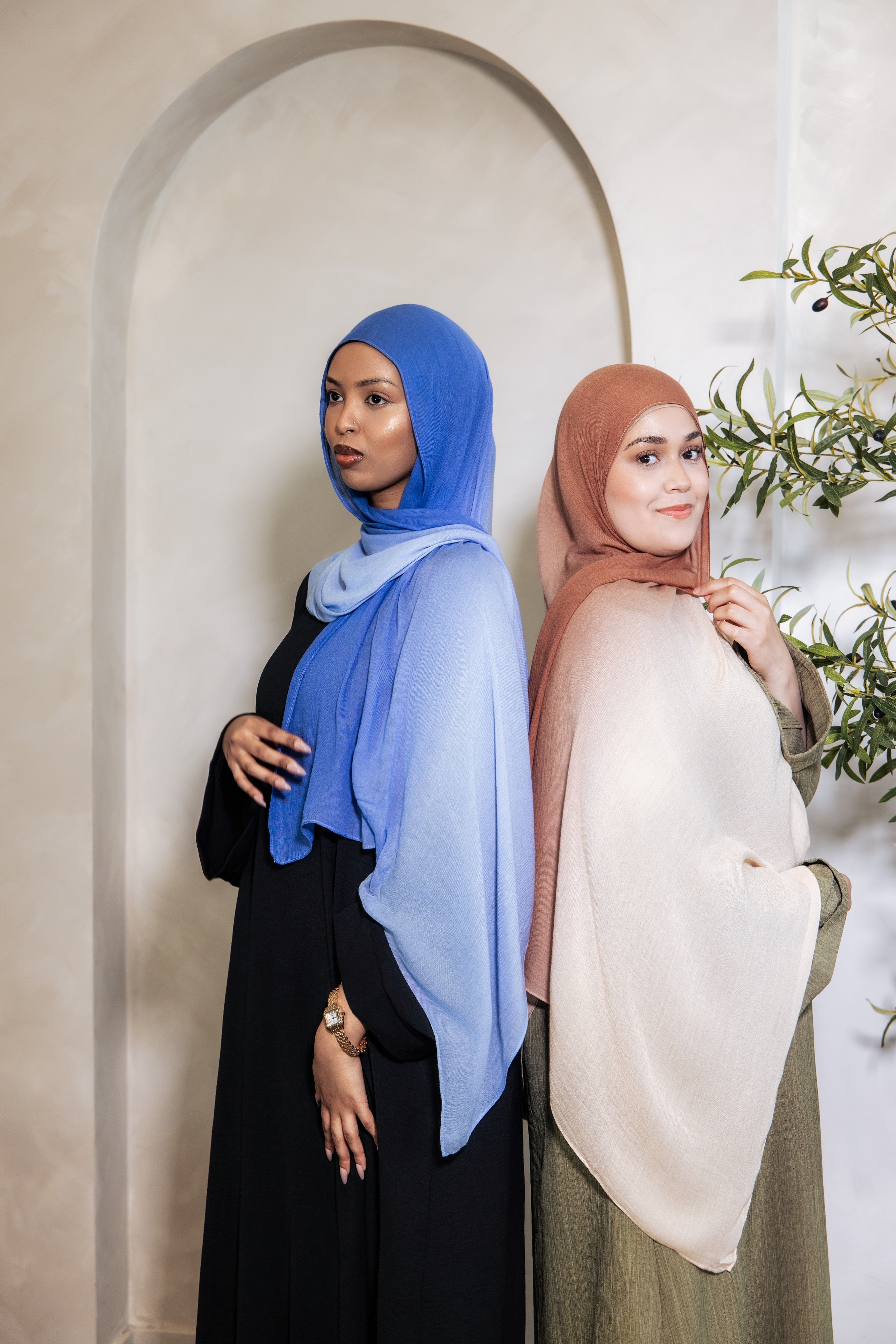 Hijabs en modal imprimé